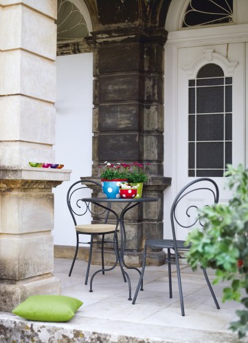 stolik Rondo, stolik Vermobil, stolik metalowy, stolik outdoorowy, stolik do kawiarni, stolik tarasowy, stolik do restauracji, nowoczesny stolik