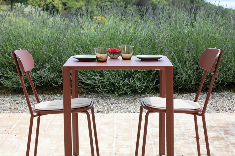 stół Fox, stół Vermobil, stół stalowy, stół outdoorowy, stół odporny na warunki atmosferyczne, stół tarasowy