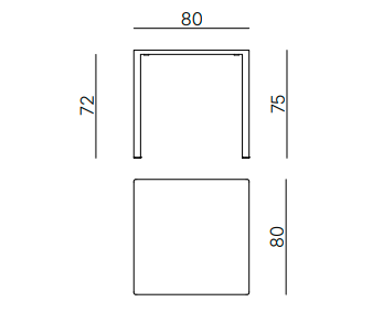 stół Fox, stół Vermobil, stół stalowy, stół outdoorowy, stół odporny na warunki atmosferyczne, stół tarasowy