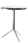Stół Central Ø60 cm polished aluminium - Magis
