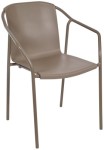 Krzesło Rod taupe/taupe - Ezpeleta