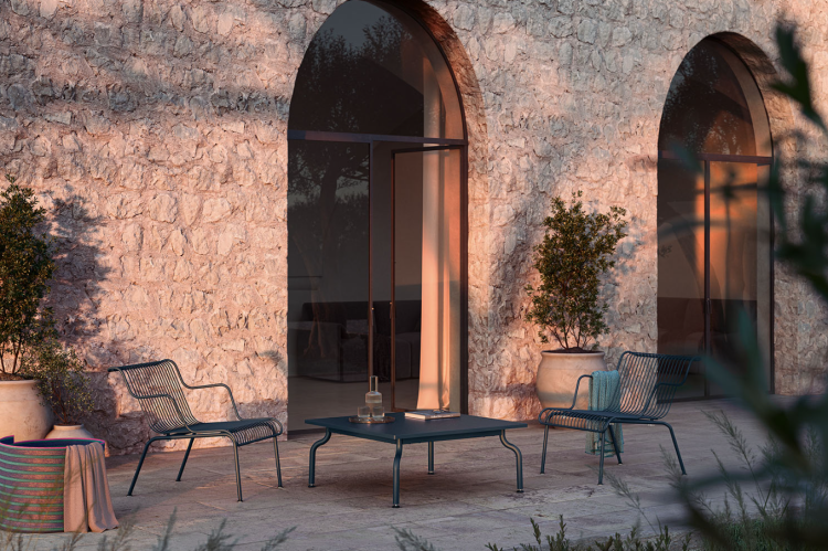 fotel South, fotel Magis, fotel outdoorowy, fotel tarasowy, fotel ogrodowy, fotel metalowy, fotel odporny na warunki atmosferyczne