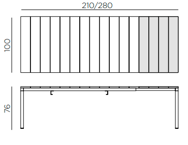 stół Rio, stół rozkładany, krzesło Tiberina, zestaw Rio i Tiberina, zestaw mebli ogrodowych, zestaw mebli tarasowych, meble outdoorowe, meble ogrodowe