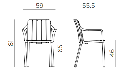 stół Rio, stół rozkładany, krzesło Tiberina, zestaw Rio i Tiberina, zestaw mebli ogrodowych, zestaw mebli tarasowych, meble outdoorowe, meble ogrodowe