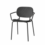 Krzesło Si-Si Vibes z podłokietnikami antracyt - Scab Design