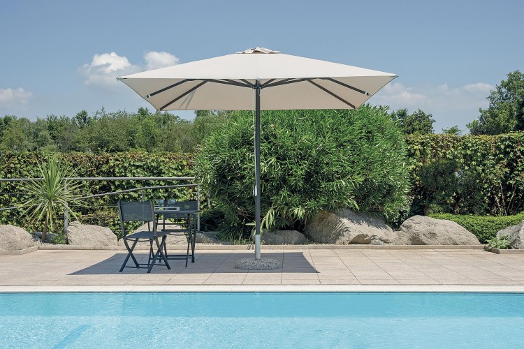 parasol Bora, parasol Greenwood, parasol ogrodowy, parasol aluminiowy, parasol rozkładany