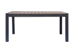 Stół rozkładany Maiorca 160/210 x 95cm antracytowy - Greenwood