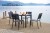 stół San Vincenzo, Greenwood, stół aluminiowy, stół outdoorowy, stół HoReCa, stół do restauracji