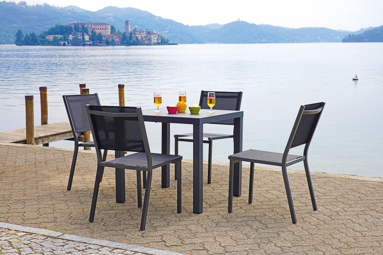 stół San Vincenzo, Greenwood, stół aluminiowy, stół outdoorowy, stół HoReCa, stół do restauracji