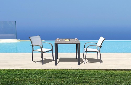 stół San Vincenzo, Greenwood, stół aluminiowy, stół outdoorowy, stół HoReCa, stół do restauracji