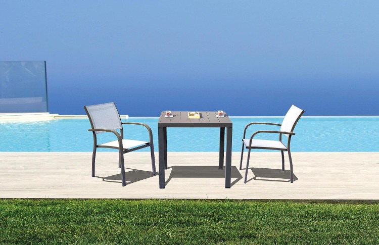 stół San Vincenzo, Greenwood, stół aluminiowy, stół outdoorowy, stół HoReCa, stół do restauracji