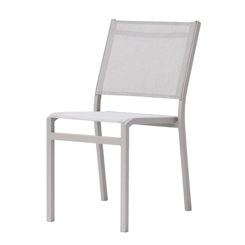 krzesło Pola, krzesło aluminiowe, krzesło sztaplowane, krzesło outdoorowe, krzesło na taras, meble ogrodowe