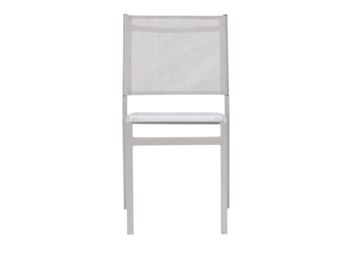 krzesło Pola, krzesło aluminiowe, krzesło sztaplowane, krzesło outdoorowe, krzesło na taras, meble ogrodowe