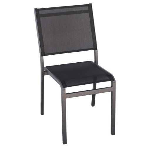 krzesło Pola, krzesło aluminiowe, krzesło sztaplowane, krzesło outdoorowe, krzesło na taras, meble ogrodowe