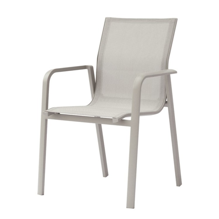 krzesło Samo, krzesło aluminiowe, krzesło sztaplowane, krzesło outdoorowe, krzesło na taras, meble ogrodowe