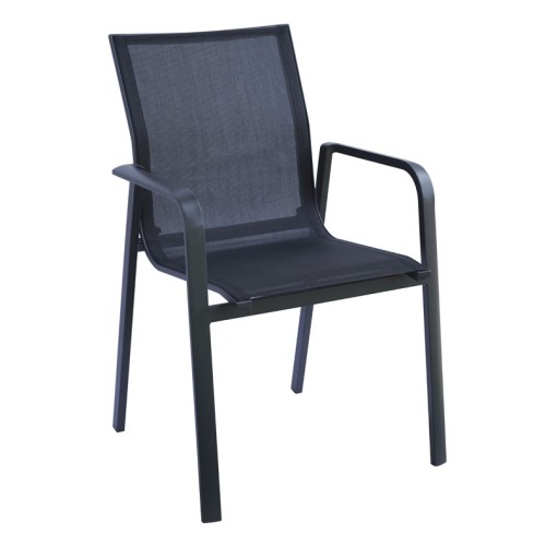 krzesło Samo, krzesło aluminiowe, krzesło sztaplowane, krzesło outdoorowe, krzesło na taras, meble ogrodowe