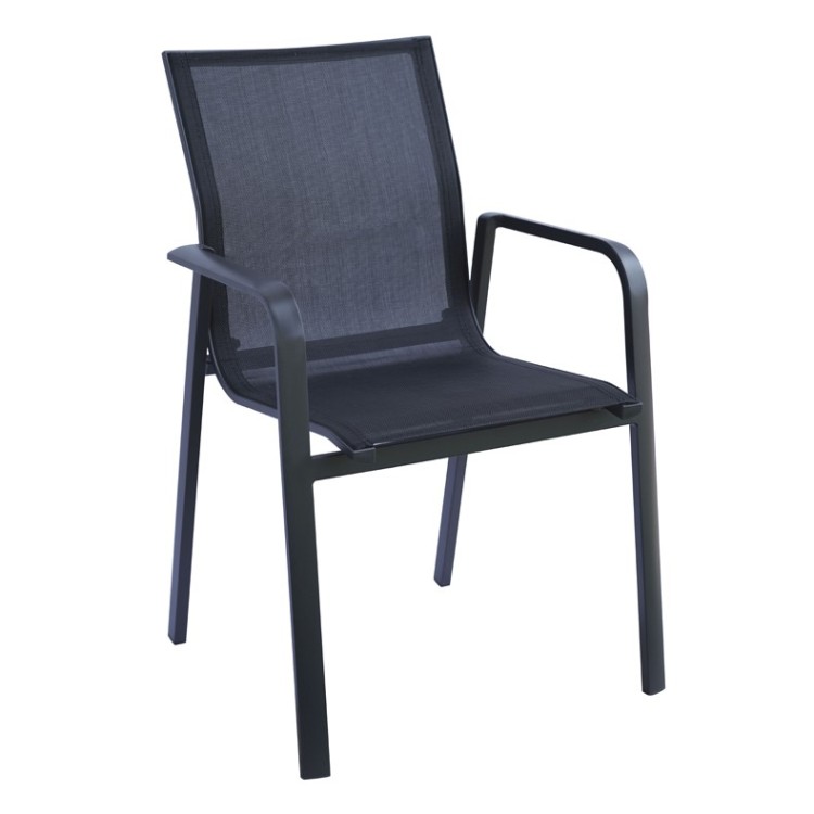 krzesło Samo, krzesło aluminiowe, krzesło sztaplowane, krzesło outdoorowe, krzesło na taras, meble ogrodowe