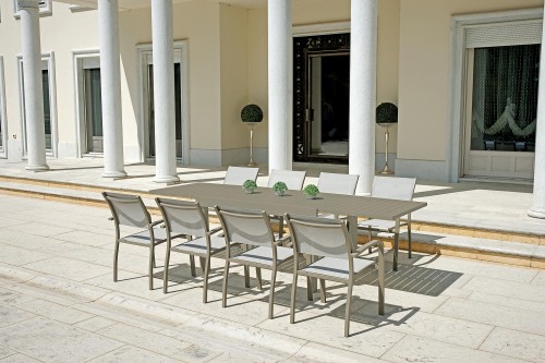 krzesło Viareggio, krzesło aluminiowe, krzesło sztaplowane, krzesło outdoorowe, krzesło na taras, meble ogrodowe