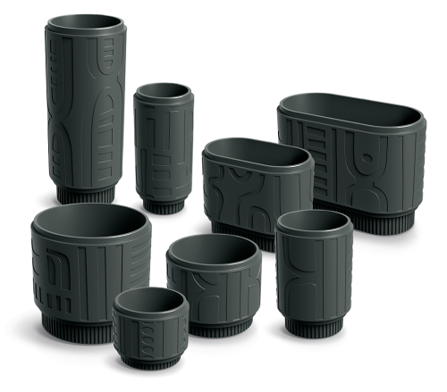 donica Folka, donica Ethick, donica z tworzywa, donica outdoorowa, donica na taras, donica do salonu