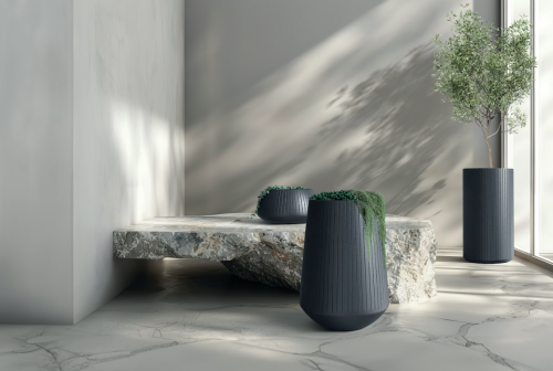 donica Coro, donica Ethick, donica z tworzywa, donica outdoorowa, donica na taras, donica do salonu