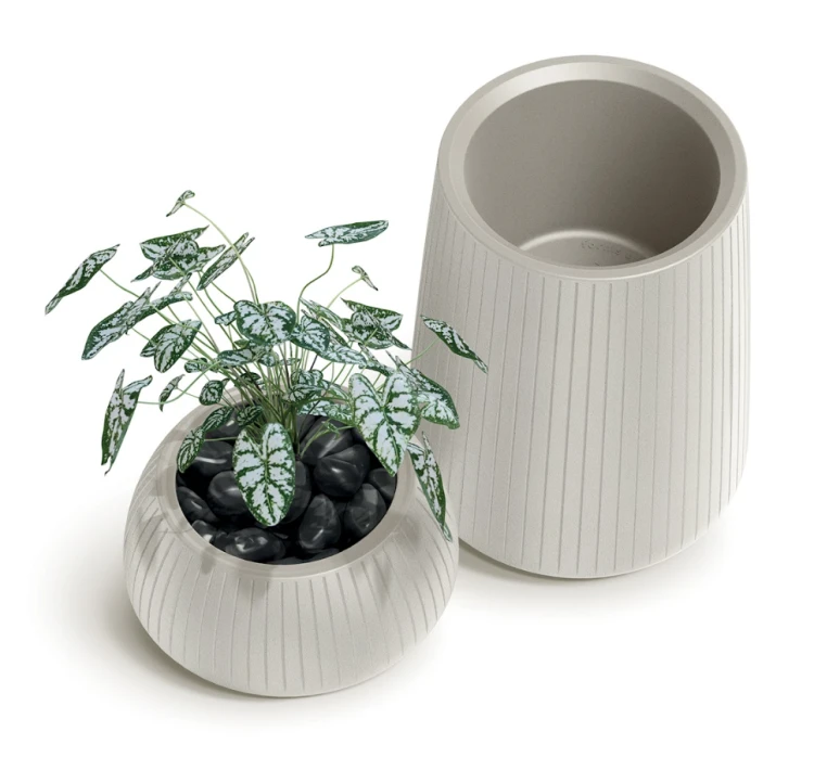 donica Coro, donica Ethick, donica z tworzywa, donica outdoorowa, donica na taras, donica do salonu