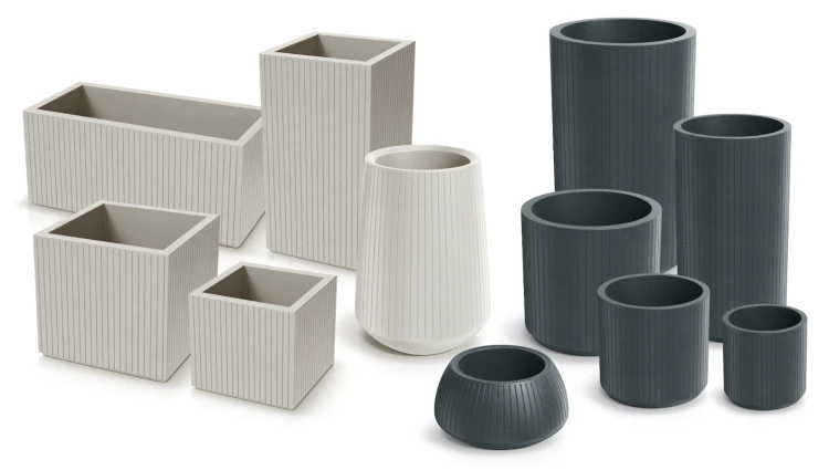 donica Coro, donica Ethick, donica z tworzywa, donica outdoorowa, donica na taras, donica do salonu