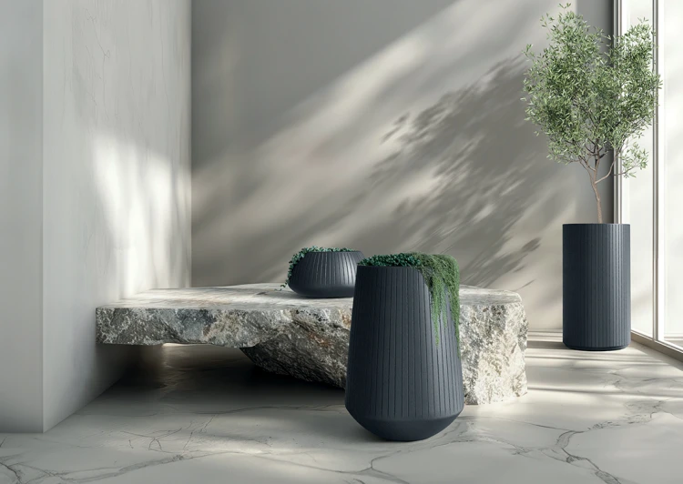 donica Coro, donica Ethick, donica z tworzywa, donica outdoorowa, donica na taras, donica do salonu