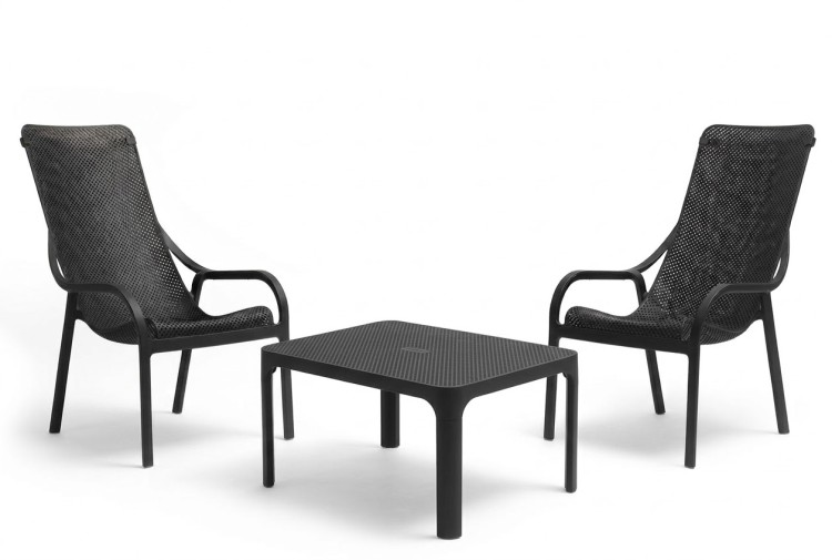 zestaw Net, fotel Net Lounge, stolik kawowy Net, meble Nardi, meble ogrodowe, meble tarasowe