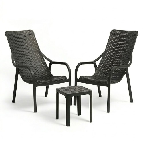 zestaw Net, fotel Net Lounge, stolik kawowy Net, meble Nardi, meble ogrodowe, meble tarasowe
