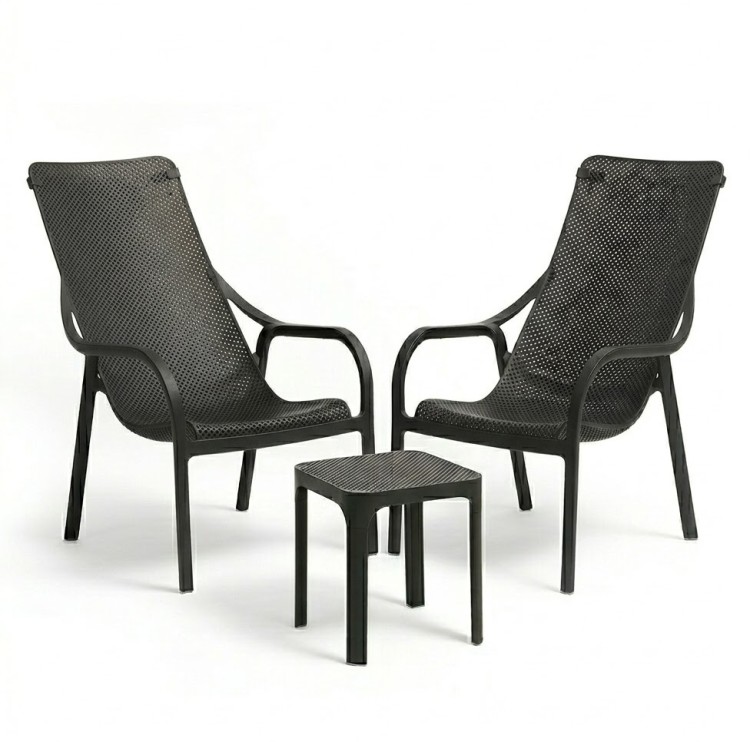 zestaw Net, fotel Net Lounge, stolik kawowy Net, meble Nardi, meble ogrodowe, meble tarasowe