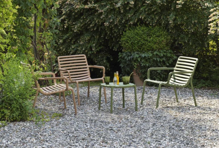 zestaw Doga, fotel Doga Relax, stolik kawowy Doga, meble Nardi, meble ogrodowe, meble tarasowe