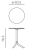 zestaw stół Spritz i krzesła Doga, stół Spritz, krzesło Doga, krzesło z tworzywa, stół z tworzywa, zestaw tarasowy, meble tarasowe, meble ogrodowe, meble HoReCa