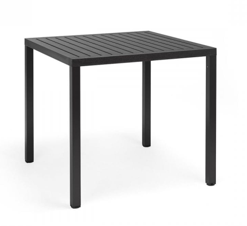 zestaw stół Cube i krzesła Cassia, stół Cube, meble Nardi, meble outdoorowe, meble na taras, zestaw Nardi