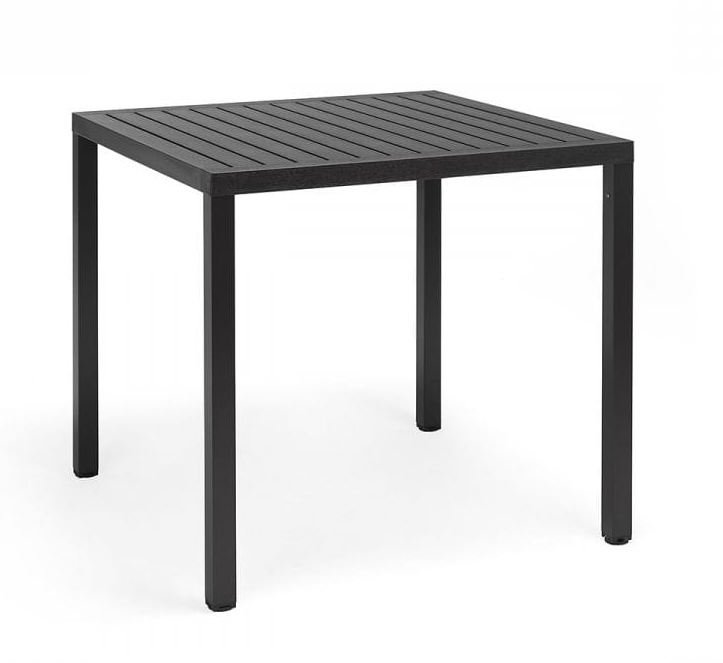 zestaw stół Cube i krzesła Cassia, stół Cube, meble Nardi, meble outdoorowe, meble na taras, zestaw Nardi
