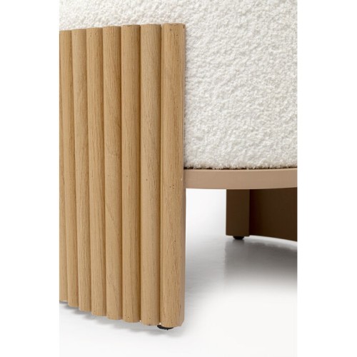 Stołek Samu Nature Ø43cm, Kare Design, idealny do salonu, idealny do sypialni, nowoczesny styl, minimalistyczny styl