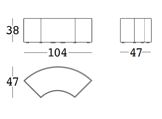 moduł Twist, ławka Twist, fotel Twist, meble Plust, meble outdoorowe, meble z tworzywa, włoski design