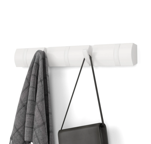 Wieszak Umbra Flip 5, Flip Hook 5, wiesza nowoczesny, wieszak do przedpokoju ładny, wieszak elegancki, wieszak ścienny