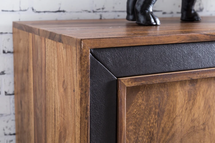 komoda z drewna sheesham, komoda Design, komoda Wohnling, komoda w stylu rustykalnym, komoda do salonu, drewniana komoda