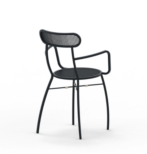 krzesło Ciao, krzesło Vermobil, krzesło sztaplowane, krzesło metalowe, krzesło ogrodowe, krzesło tarasowe, krzesło do restauracji, krzesło do przestrzeni komercyjnych, nowoczesne krzesło, krzesło outdoorowe