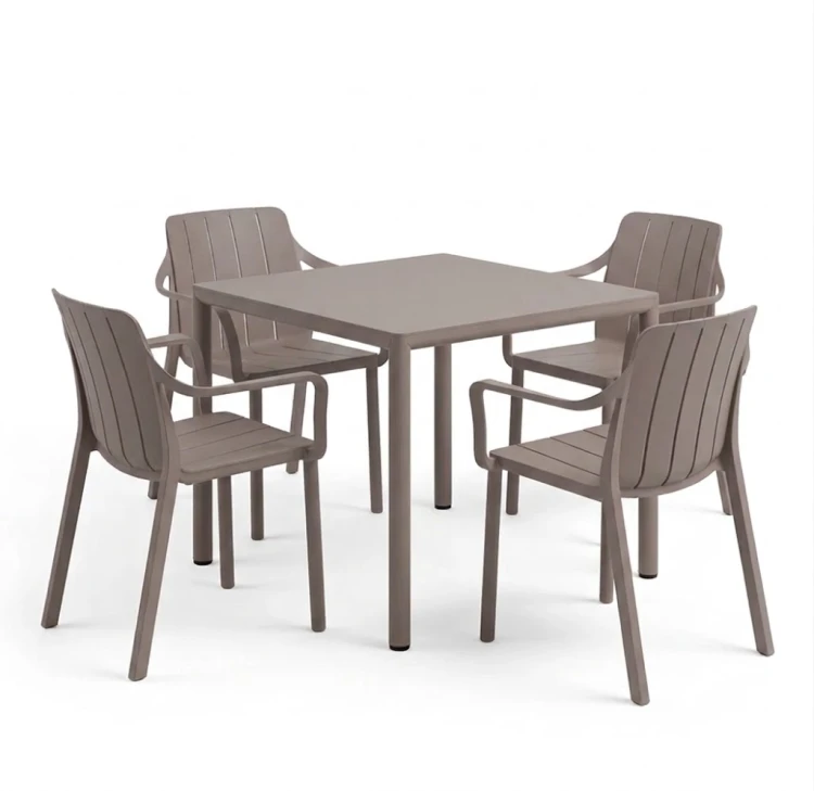 stół Piave, Nardi, stół ogrodowy, stół na taras, stół z laminatu, stół aluminiowy, stół odporny na warunki atmosferyczne, odporny na deszcz, odporny na pleśń, odporny na UV, nowoczesny stół, włoski design