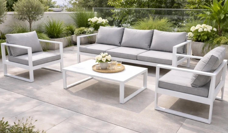 zestaw mebli ogrodowych Edge, zestaw mebli ogrodowych, meble tarasowe, meble outdoorowe, nowoczesny design