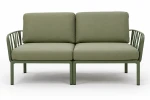 Sofa modułowa Komodo 2 zielony stelaż - Nardi