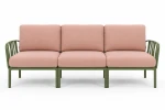 Sofa modułowa Komodo 3 zielony stelaż - Nardi