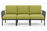 Sofa modułowa Komodo 3 antracytowy stelaż - Nardi