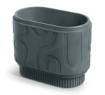 Donica Folka Round Case 46 cm szary - Ethick