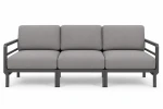 Sofa Maximo 3 stelaż kolor Basalto - Nardi
