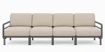 Sofa Maximo 4 stelaż kolor Basalto - Nardi