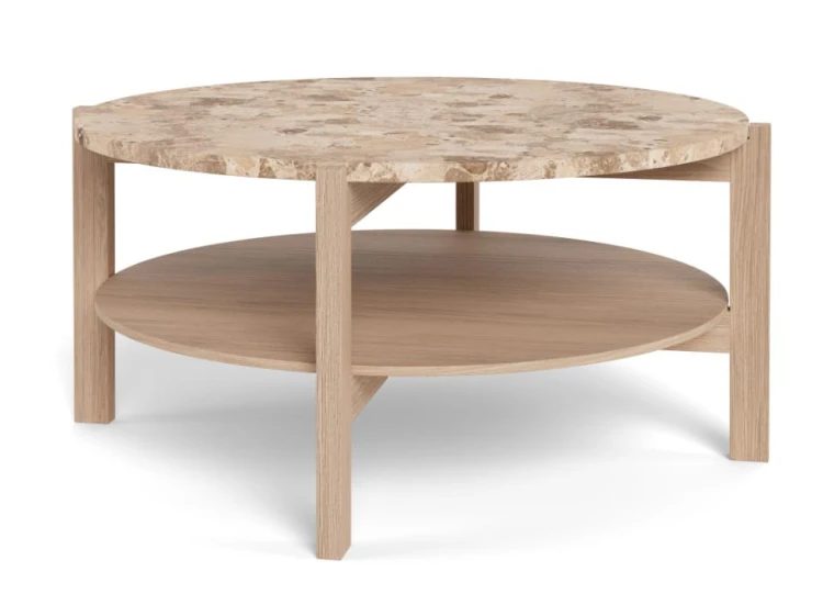 stolik kawowy Dorsett, stolik kawowy Actona, stolik z marmurowym blatem, stolik marmurowy, stolik do salonu, nowoczesny design