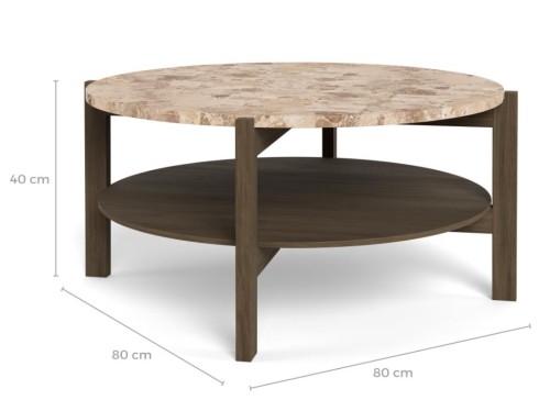 stolik kawowy Dorsett, stolik kawowy Actona, stolik z marmurowym blatem, stolik marmurowy, stolik do salonu, nowoczesny design