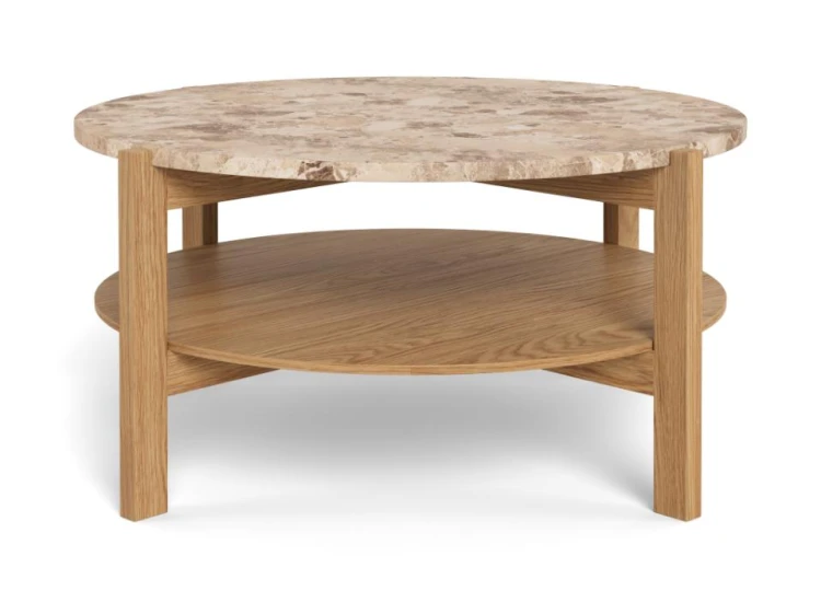 stolik kawowy Dorsett, stolik kawowy Actona, stolik z marmurowym blatem, stolik marmurowy, stolik do salonu, nowoczesny design